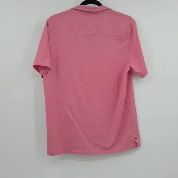 Rhone Men's Pink Polo Shirt Size M - Picture 4 of 8